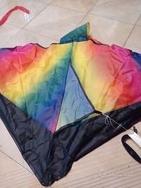 Aquilone multicolor con filo