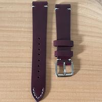 Cinturino Orologio pelle Marrone Bordeaux 18mm
