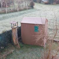 casetta in plastica da giardino