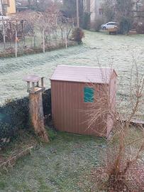 casetta in plastica da giardino