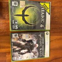 QUAKE WARS E QUAKE 4 VIDEOGIOCHI XBOX 360