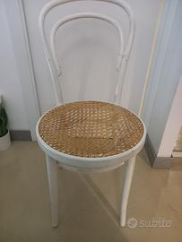 Sedia tipo thonet paglia di vienna