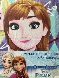 Completo letto singolo Disney Frozen