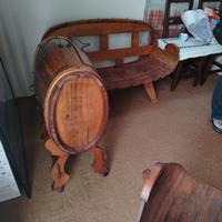 Poltrone per giardino o taverna a botte