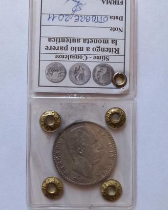 Regno d'Italia Umberto I 2 lire 1885 bb+
