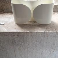 lampada apllique flos foglio bianca vintage