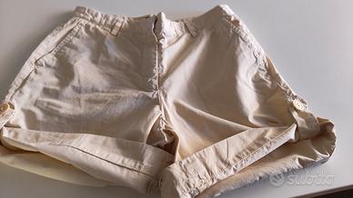 shorts donna beige taglia 42