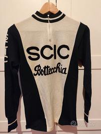 Maglia ciclismo lana SCIC Bottecchia 78 79 manica