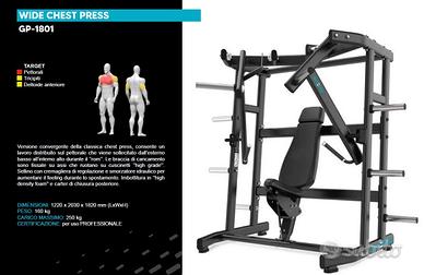wide chest press GATEPRO GP-1801 Wellness Fitness