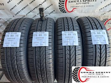 4 PNEUMATICI 175/65 R15 GOODYEAR ESTIVE 90%