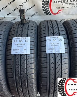 4 PNEUMATICI 175/65 R15 GOODYEAR ESTIVE 90%
