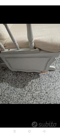 Sedia a dondolo shabby 
