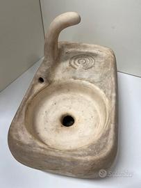 SPUTACCHIERA VINTAGE IN CERAMICA DA DENTISTA