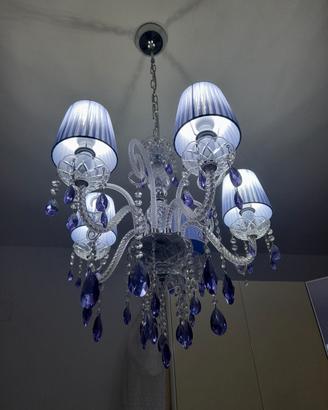 Lampadario e applique in vero swaroski 
