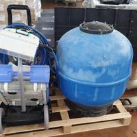 PISCINA depuratore filtro a sabbia ZEFIRO +ROBOT