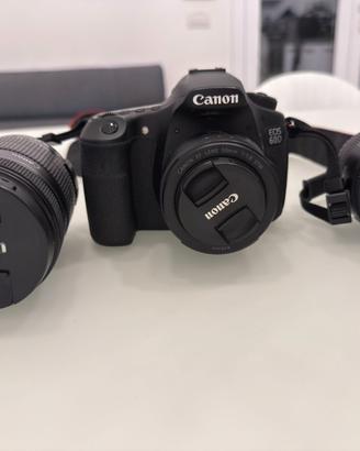 CANON EOS 60D + 3 OBIETTIVI – KIT COMPLETO