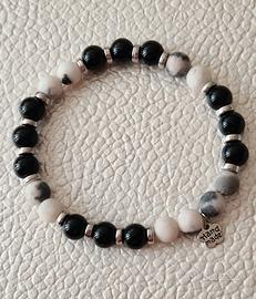 Bracciale uomo di pietre dure naturali