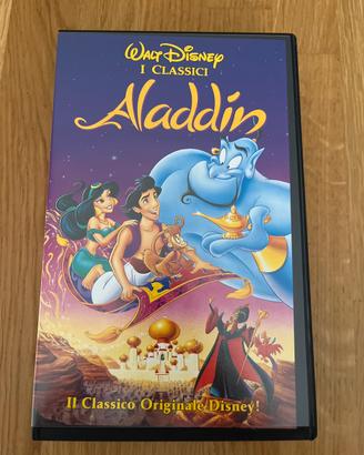Cassetta VHS Disney Aladdin