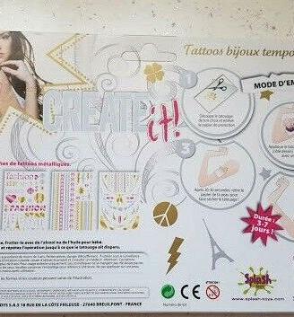 gioco bambina tatuaggi finti