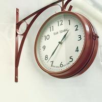 Orologio vintage da parete stile stazione