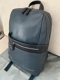 Zaino piquadro pelle blu