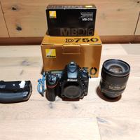 Nikon D750 + Nikkor 24-120 F4 + Battery Grip