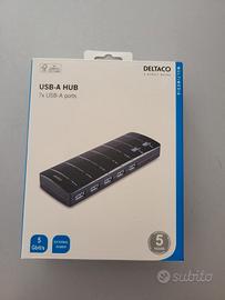 HUB USB 3.0 7 porte alimentato 