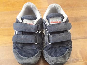 scarpe DIADORA pelle e tessuto  bambino n. 24