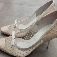 SCARPE MEZZA STAGIONE IN PELLE BEIGE TAGLIA 40