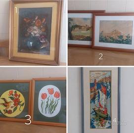 Lotto Quadri Vintage e d'Arredo