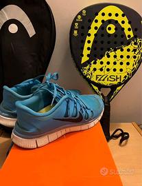 Racchetta da Padel Head + scarpe Nike 43