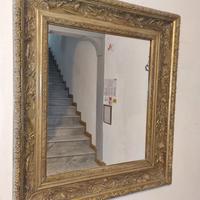 Specchiera antica, dorata del 1800, francese