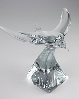 Rondine in Cristallo Daum - XX Secolo