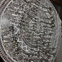 Set posate color argento senza coltelli