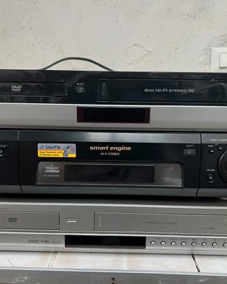 Lotto 3 videoregistratori Sony LG Samsung
