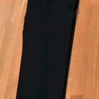 Pantaloni neri da completo uomo