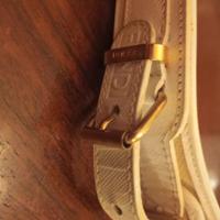 Fendi cintura in pelle bianca