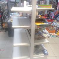 scaffalatura metallo verniciato bianco