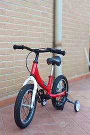 Bicicletta bambino 14 pollici come nuova
