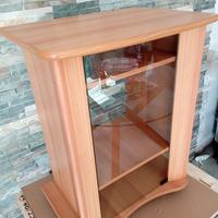 Mobile porta tv con porta in vetro 80x60 prof 45