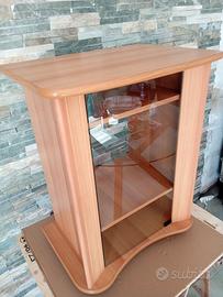 Mobile porta tv con porta in vetro 80x60 prof 45