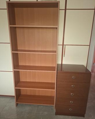 libreria più mobiletto 