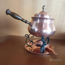 Set fonduta in rame vintage – completo – 129€