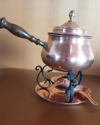 Set fonduta in rame vintage – completo – 129€