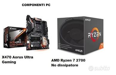 Componenti Pc AMD Ryzen 7 2700 Scheda Madre X470