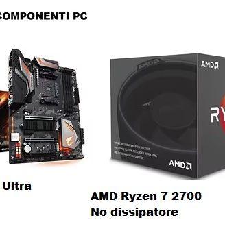 Componenti Pc AMD Ryzen 7 2700 Scheda Madre X470