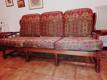 Divano 3 posti ciliego