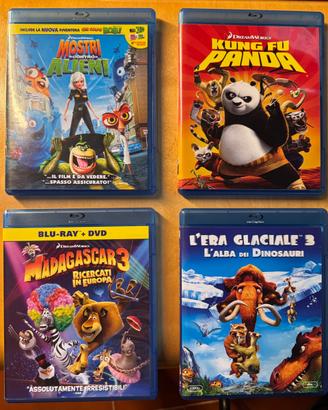 Blueray Dreamworks e Warner, 4 titoli