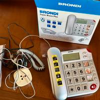 Telefono fisso Brondi Super Bravo Plus + altro tel