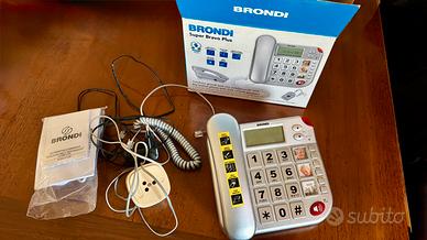 Telefono fisso Brondi Super Bravo Plus + altro tel